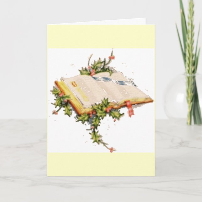 Convite de Casamento de Bíblia de Casamento (Frente)