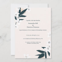 Convite De Casamento De Blossom Sprigs