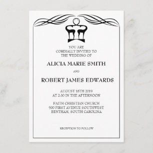 Convite de Casamento de Buck e Doe