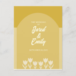 Convite de Casamento de Código QR do Estilo de Arc