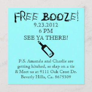 Convite De Casamento De Comédia, Humor