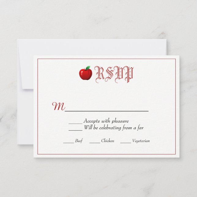 Convite de Casamento de Conto de Fadas (Frente)