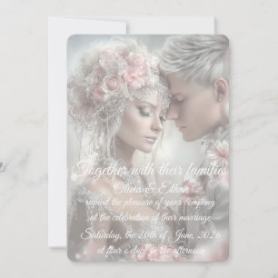 Convite de Casamento de Conto de Fadas