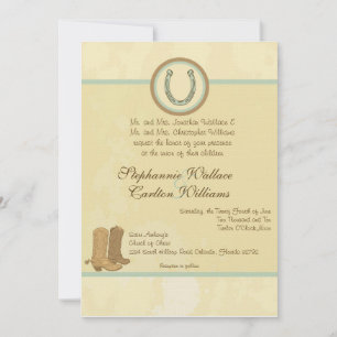 Convite De Casamento De Cowboy