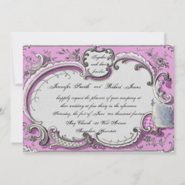 Convite De Casamento De Deco Francês Posh