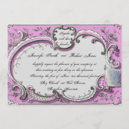 Convite De Casamento De Deco Francês Posh