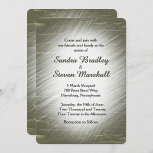 Convite de Casamento de Design de Caça