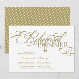 Convite de casamento de Deslocamento Clássico de 