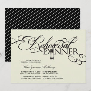 Convite de casamento de Deslocamento Clássico de