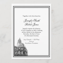 Convite de Casamento de Destino de Filadélfia
