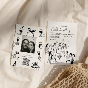 Convite De Casamento De Escrivação De Mão Escrevív