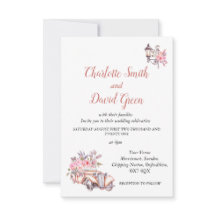 Convite de casamento de Estilo Parisiense