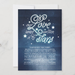 Convite de Casamento de Estrelas