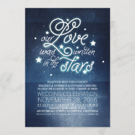 Convite de Casamento de Estrelas