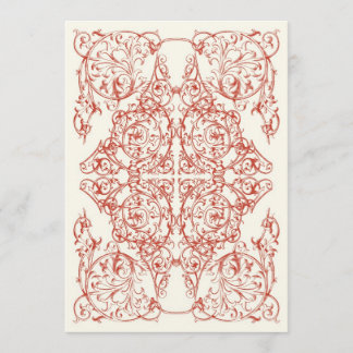 Convite De Casamento De Farinhas De Canto (Vermelh