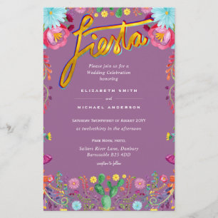Convite de casamento de Flores de Arte Folk do BUD