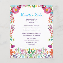 CONVITE DE CASAMENTO de Flores de Boda Boda do BUD