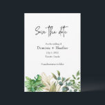 Convite de Casamento de Folha Botânica Elegante<br><div class="desc">Feito para você!</div>