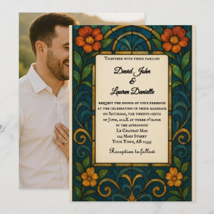 Convite De Casamento De Foto Em Vidro Susado