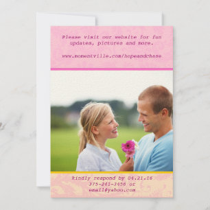 Convite De Casamento De Foto Para Damasco Imaginos