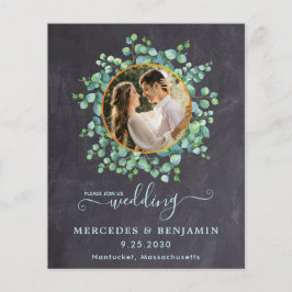 Convite de casamento de Fotografia do Código QR Eu