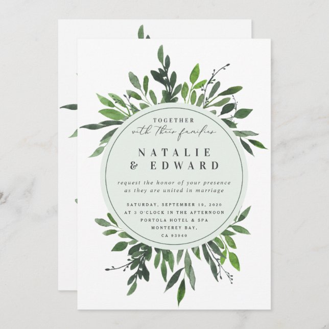 Convite de casamento de fotos de folhetos da Vinta (Frente/Verso)