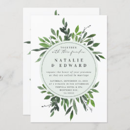 Convite de casamento de fotos de folhetos da Vinta