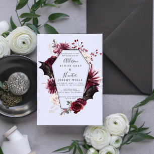 Convite de Casamento de Halloween