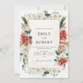 Convite de Casamento de Inverno