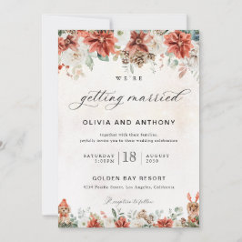 Convite de Casamento de Inverno