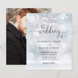 Convite de Casamento de Inverno com Foto Orçamento