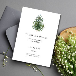 Convite de Casamento de Inverno Convite de Casamen