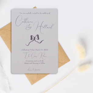 Convite de Casamento de lavanda