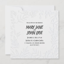 Convite De Casamento De Leavespress