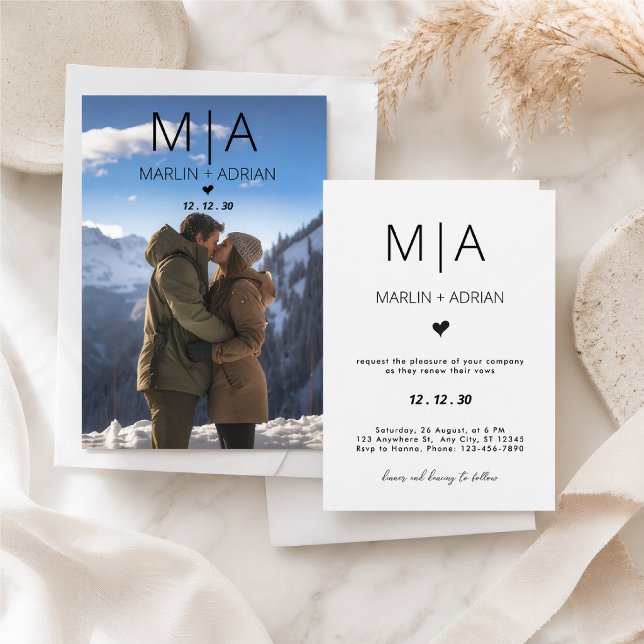 Convite de Casamento de Montanha de Inverno (Criador carregado)