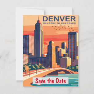Convite de Casamento de Montanha em Denver Colorad