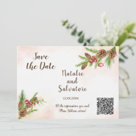 Convite de Casamento de Natal