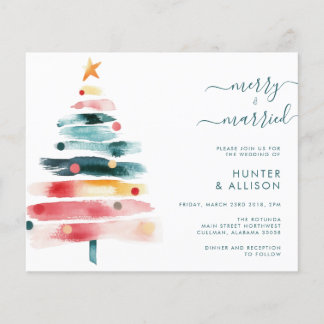 Convite de Casamento de Natal 