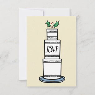 Convite de Casamento de Natal Personalizado