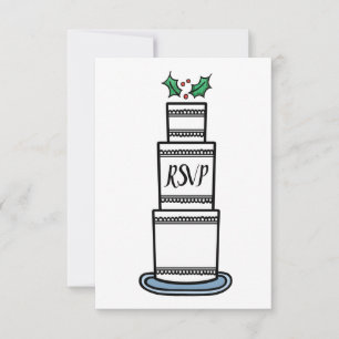 Convite de Casamento de Natal Personalizado