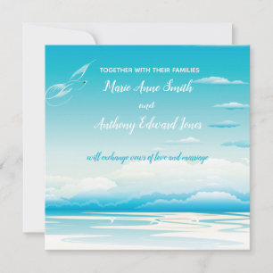 Convite de Casamento de OCEANOS TROPICAL