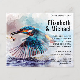 Convite de casamento de Orçamento de Ave do Rei