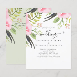 Convite De Casamento De Orçamento De Qualidade De 