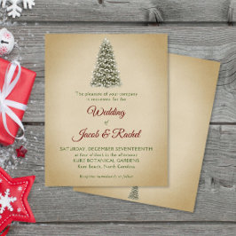 Convite de casamento de Orçamento Kraft da Árvore 