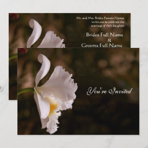 Convite de Casamento de Orquídea