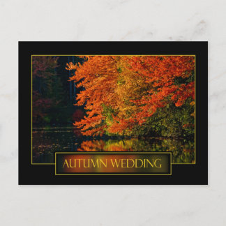 Convite de Casamento de outono