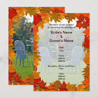 Convite de Casamento de outono do Meadow of Love