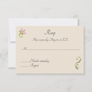 Convite de Casamento de Pavão Hindu Indiano Rsvp