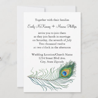 Convite de Casamento de Pavock