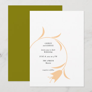 CONVITE DE CASAMENTO DE PEACH E OLIVAS MOD